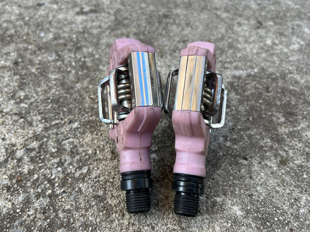 Crankbros Candy Clipless Pedals Pink MTB XC Mountain Bike Gravel Road