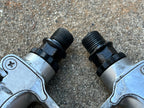 Used Campagnolo Centaur Pro Fit Clipless Pedals Road Bike Gray Vintage-Bicycle Bin