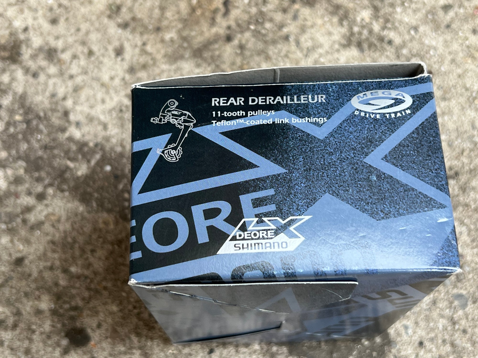 NOS NEW Deore LX M570 9 Speed Rear Derailleur Vintage MTB Long Cage