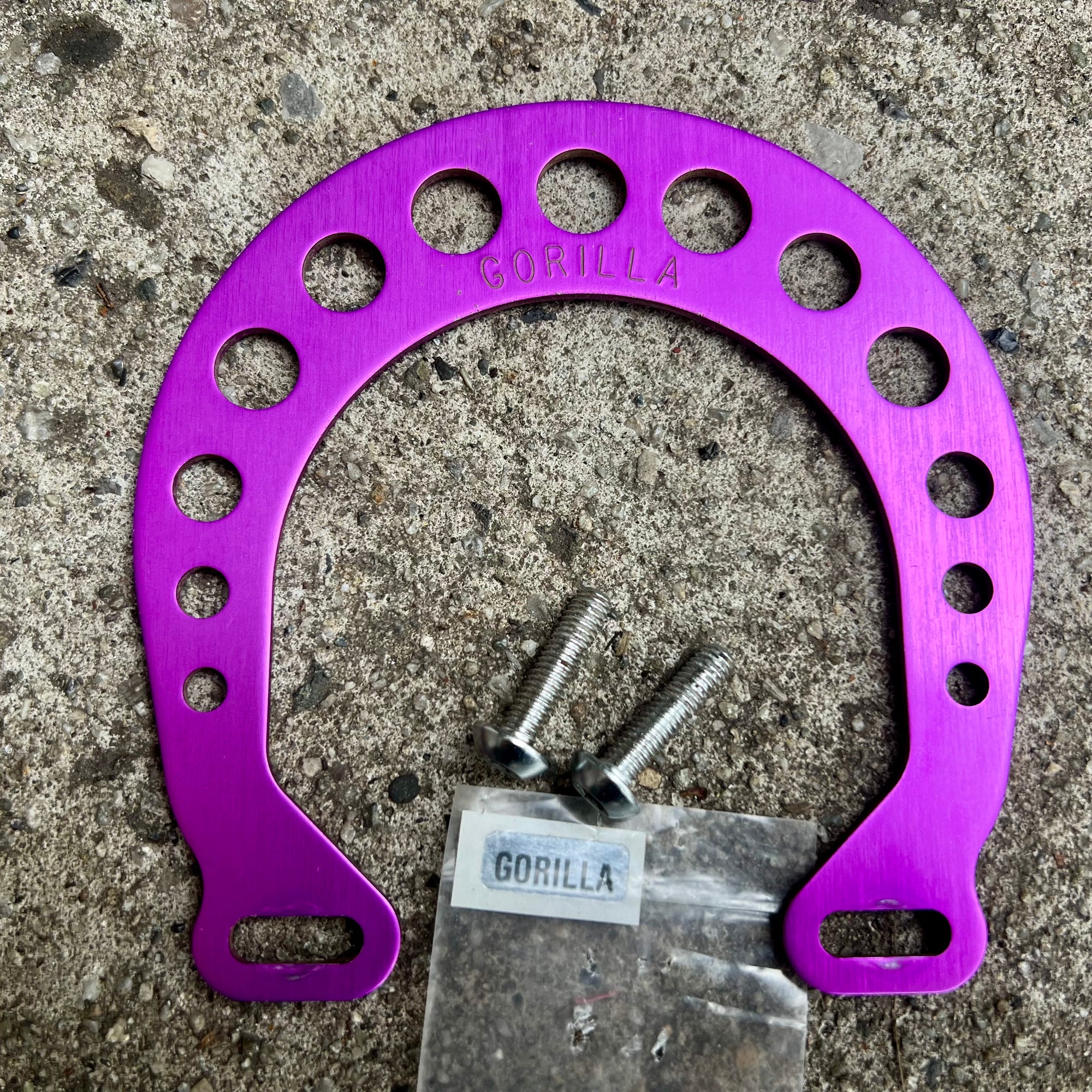 NOS Gorilla Brake Beefer Booster Purple Anodized Vintage MTB Mountain Bike