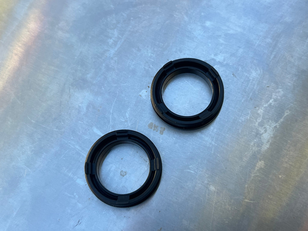 NOS NEW Shimano XTR HB-M900 Hub Dust Caps Black Vintage MTB Pair