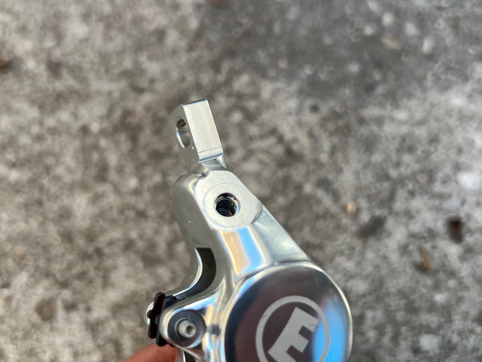 FOR PARTS Magura Hydraulic Disc Brake Caliper Silver 2 Piston 2Pot MTB