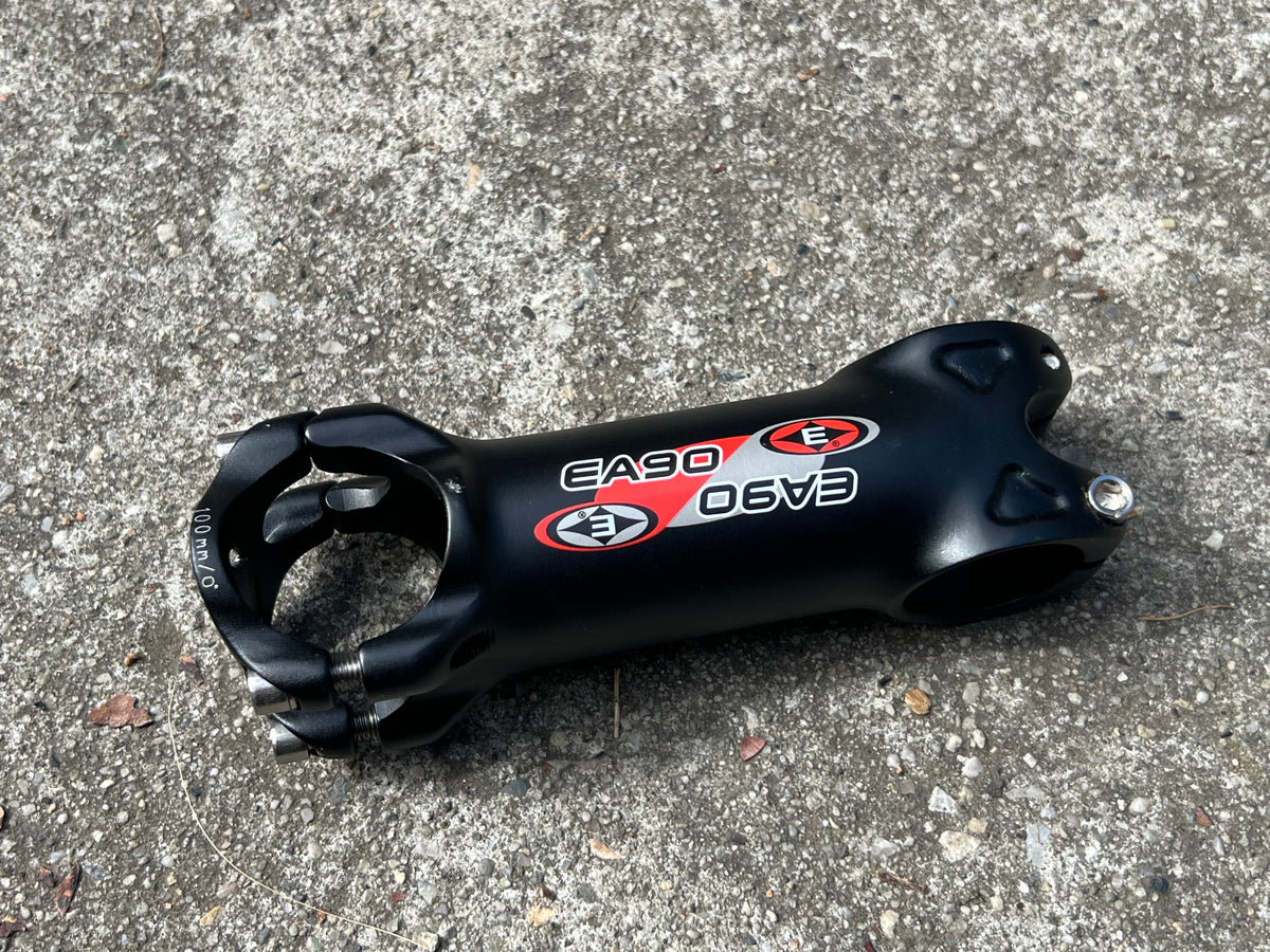 NOS* Easton EA90 1 1/8” Threadless 0° 31.8x100mm Stem Black Road