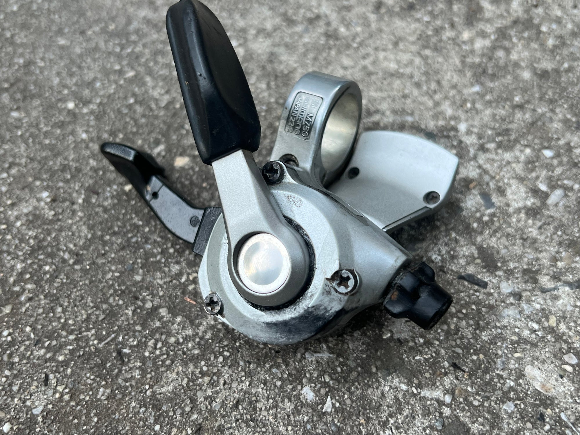 Shimano Deore XT SL-M750 3x9 Speed Shifters Trigger Shifter Set Vintage MTB Triple