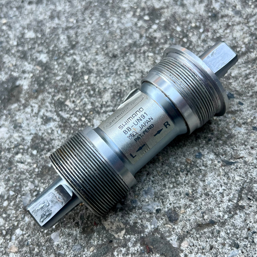 Shimano XTR BB-UN91 113mm English Square Taper Bottom Bracket Vintage MTB