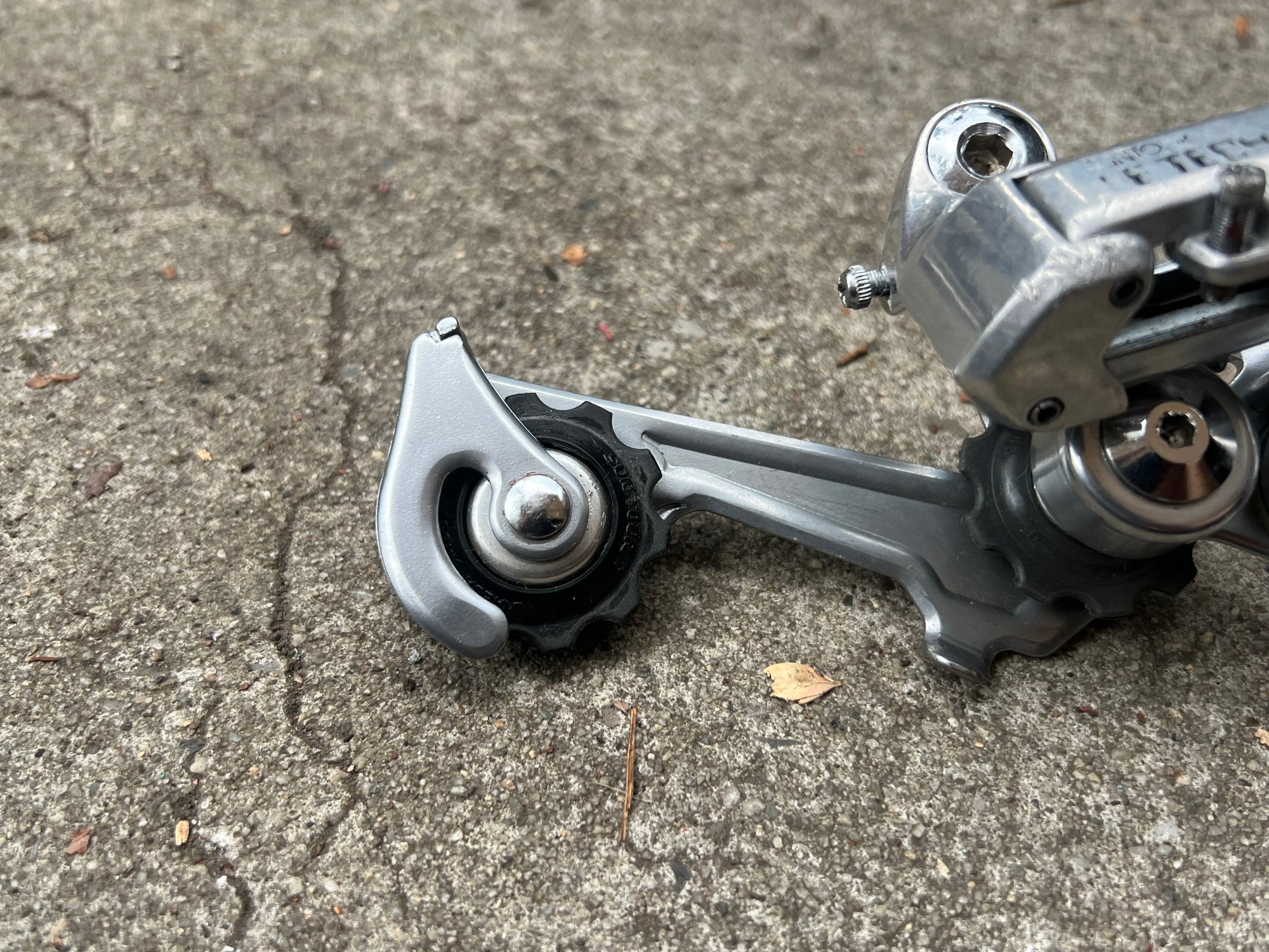 REBUILT Suntour Le Tech 5/6 Speed Long Cage Vintage MTB Rear Derailleur