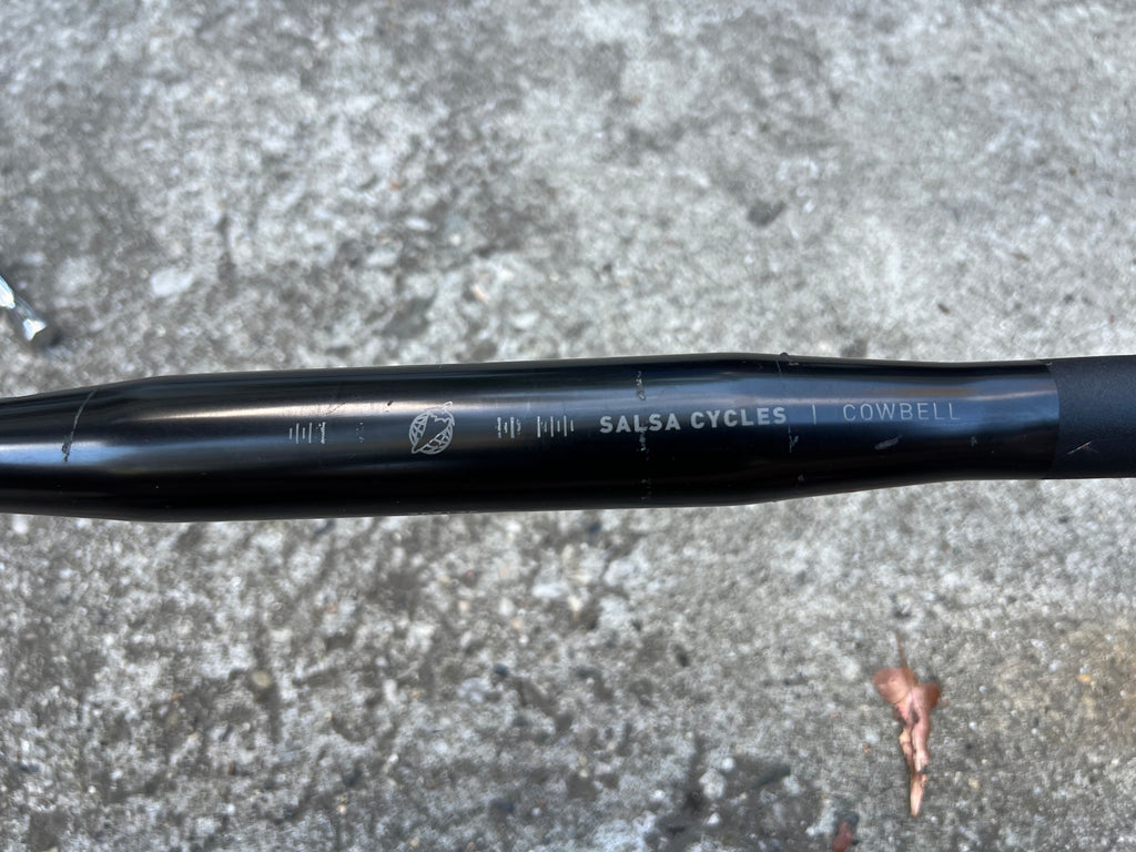 Salsa Cowbell 31.8x475mm 47.5cm Black Aluminum Flared Gravel Drop Bar
