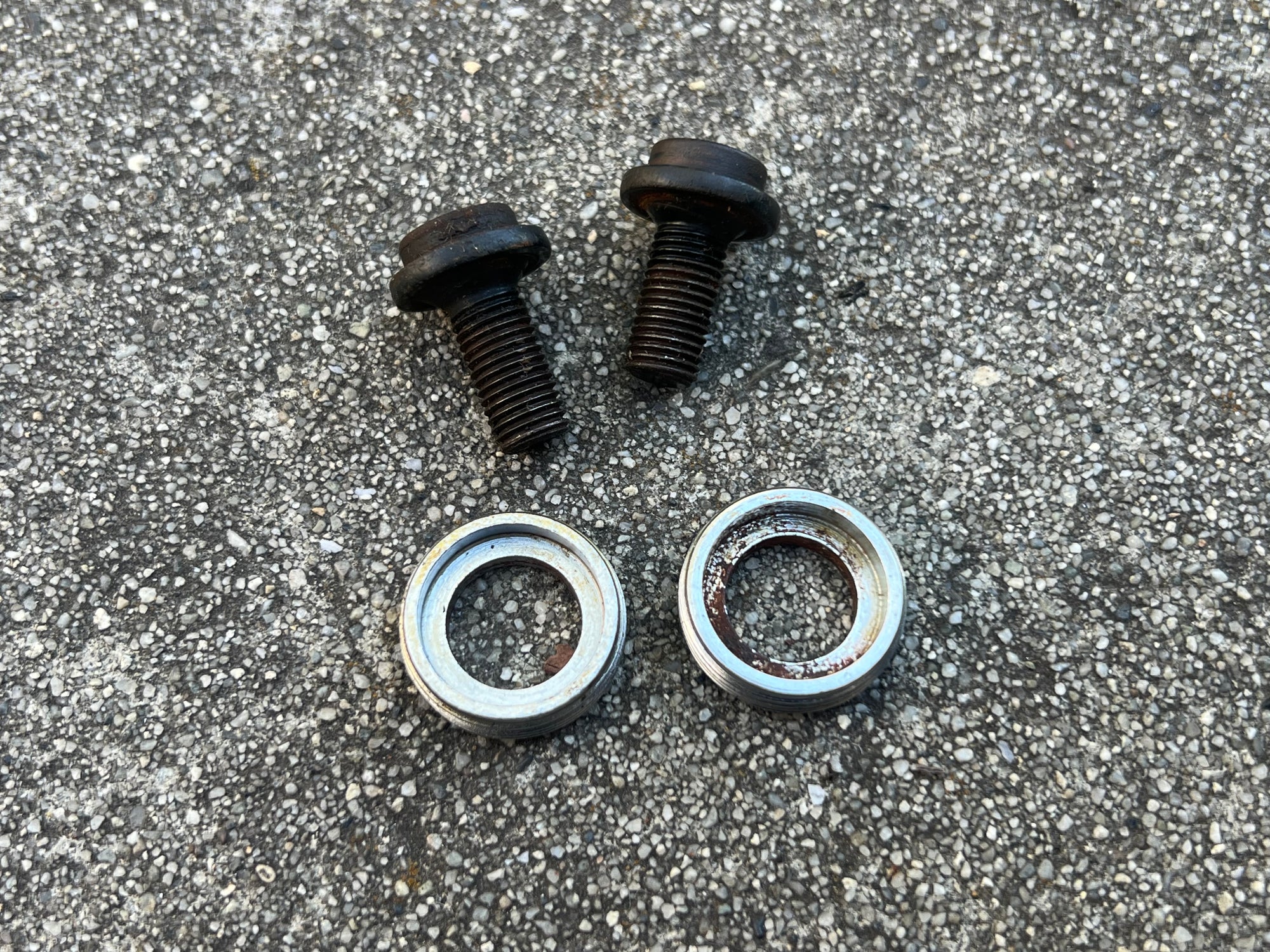 Shimano One Key Release Self Extracting Crank Bolts Vintage Road Touring Bike