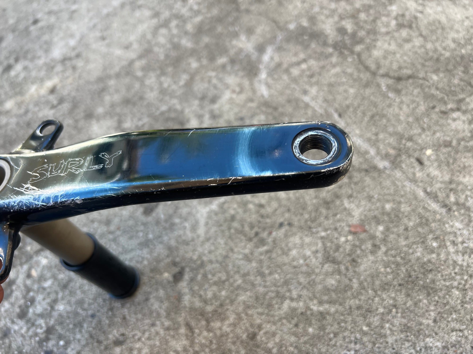Surly OD 175mm 94/58 BCD Triple 100mm BB Fat Bike Crankset Crank Arms