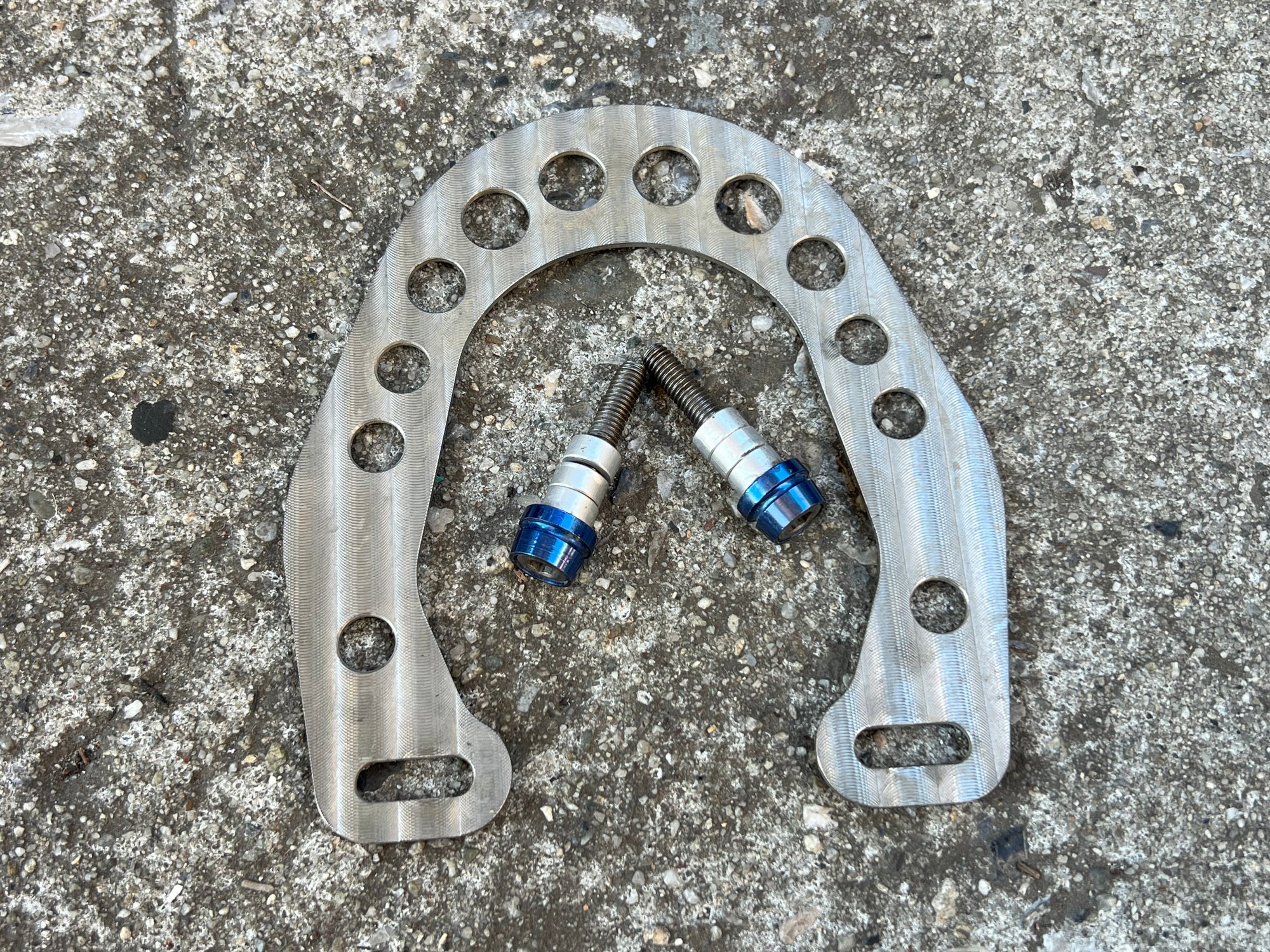Odyssey U4 Titanium Brake Booster With Bolts Vintage MTB BMX Gray