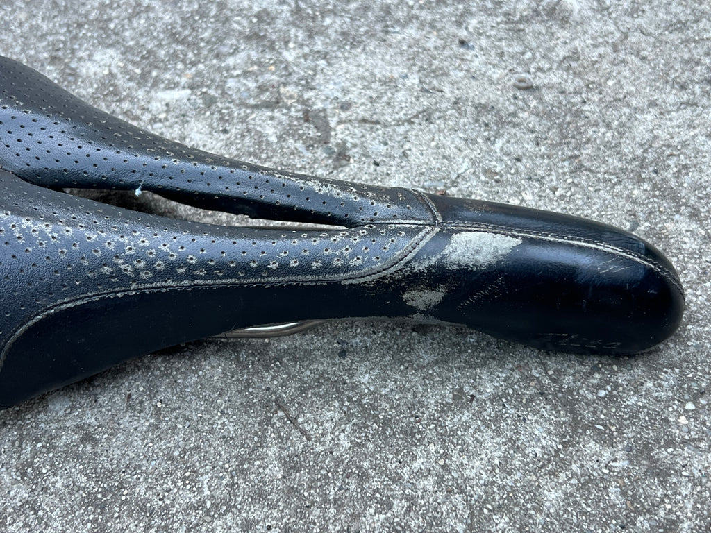 Selle Italia Flite Gel Flow Trans Am Saddle Vintage MTB Road Black Titanium Rails 7/10