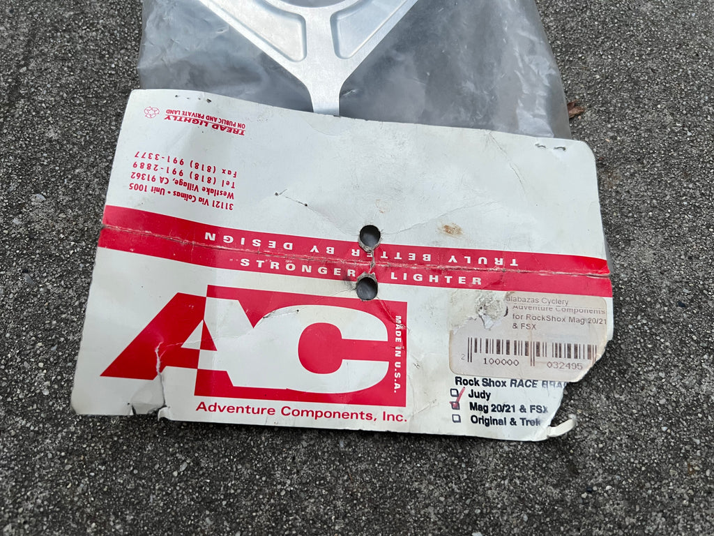 NOS AC Adventure Components RockShox Mag 20/21 FSX Fork Arch Vintage MTB Silver