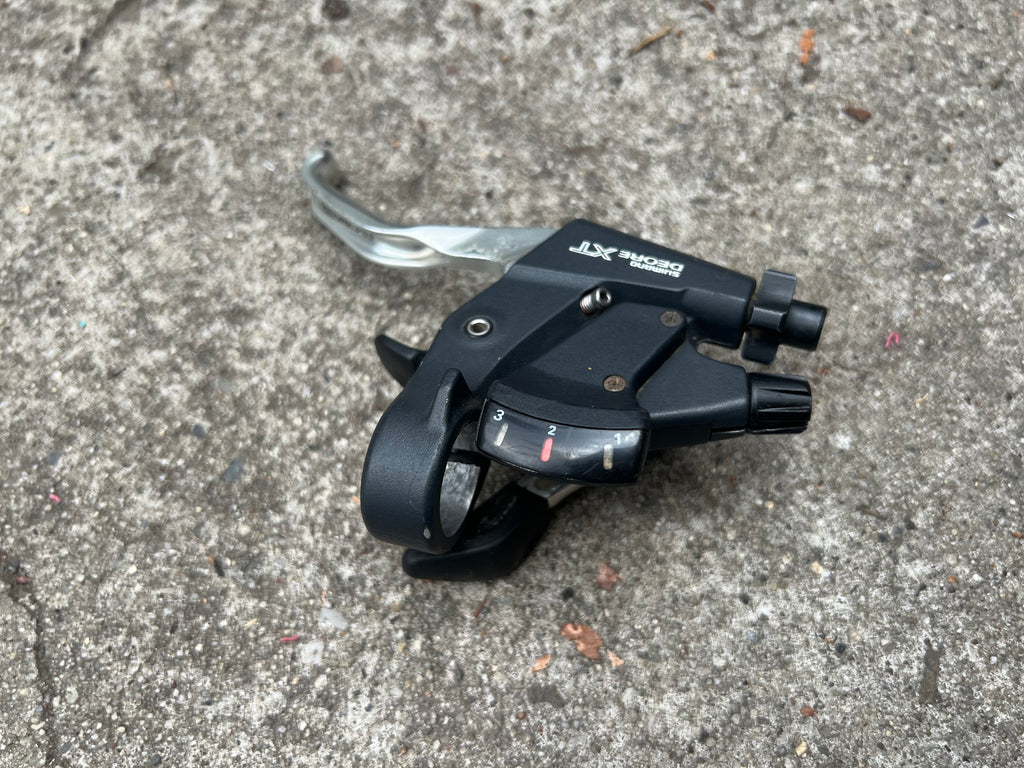 Shimano Deore XT ST-M739 Left Front V Brake 3 Speed Shifter Brake Lever Brifter Combo
