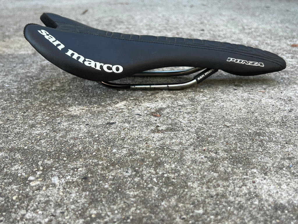 Selle San Marco Ponza Black Road Bike Racing Saddle 226g 270x125mm