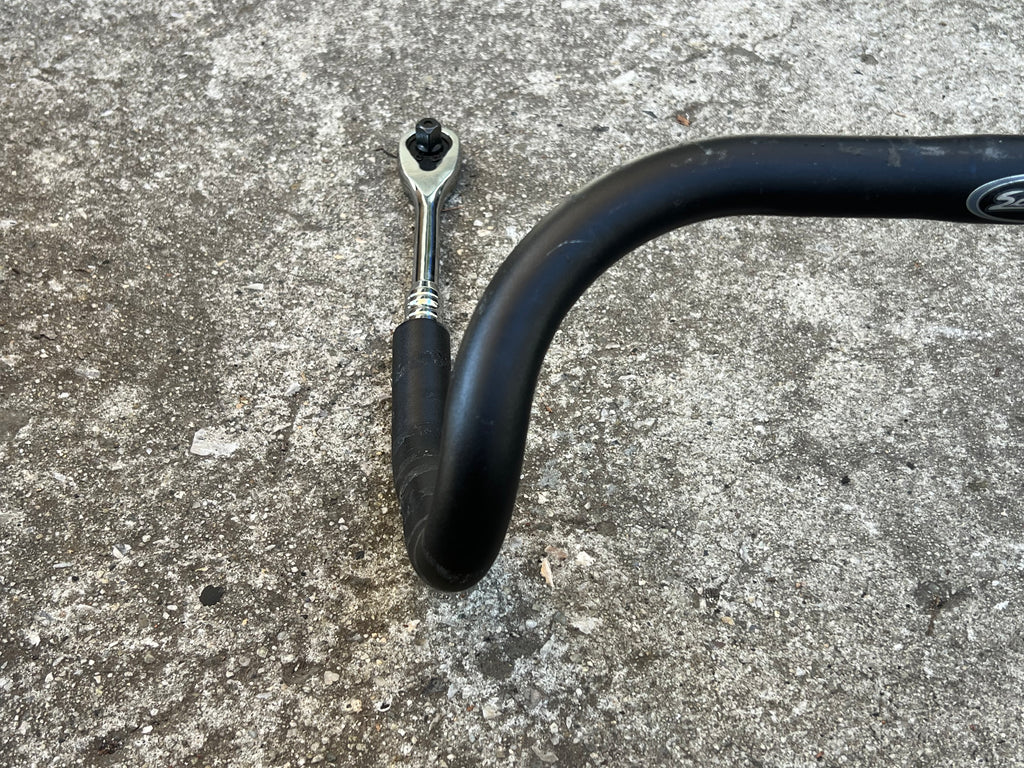 Salsa Moto Ace Bell Lap 26.0x460mm Flared Aluminum Black Drop Bars Road