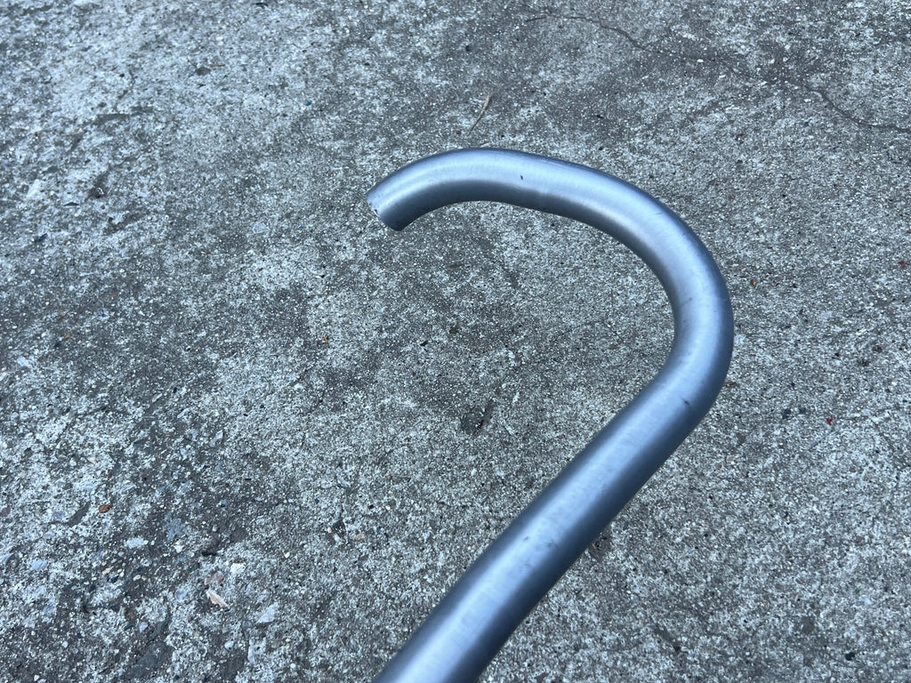 Scott AT-2 LF 25.4x530mm Bullhorn Bar End Bars Vintage MTB Gray