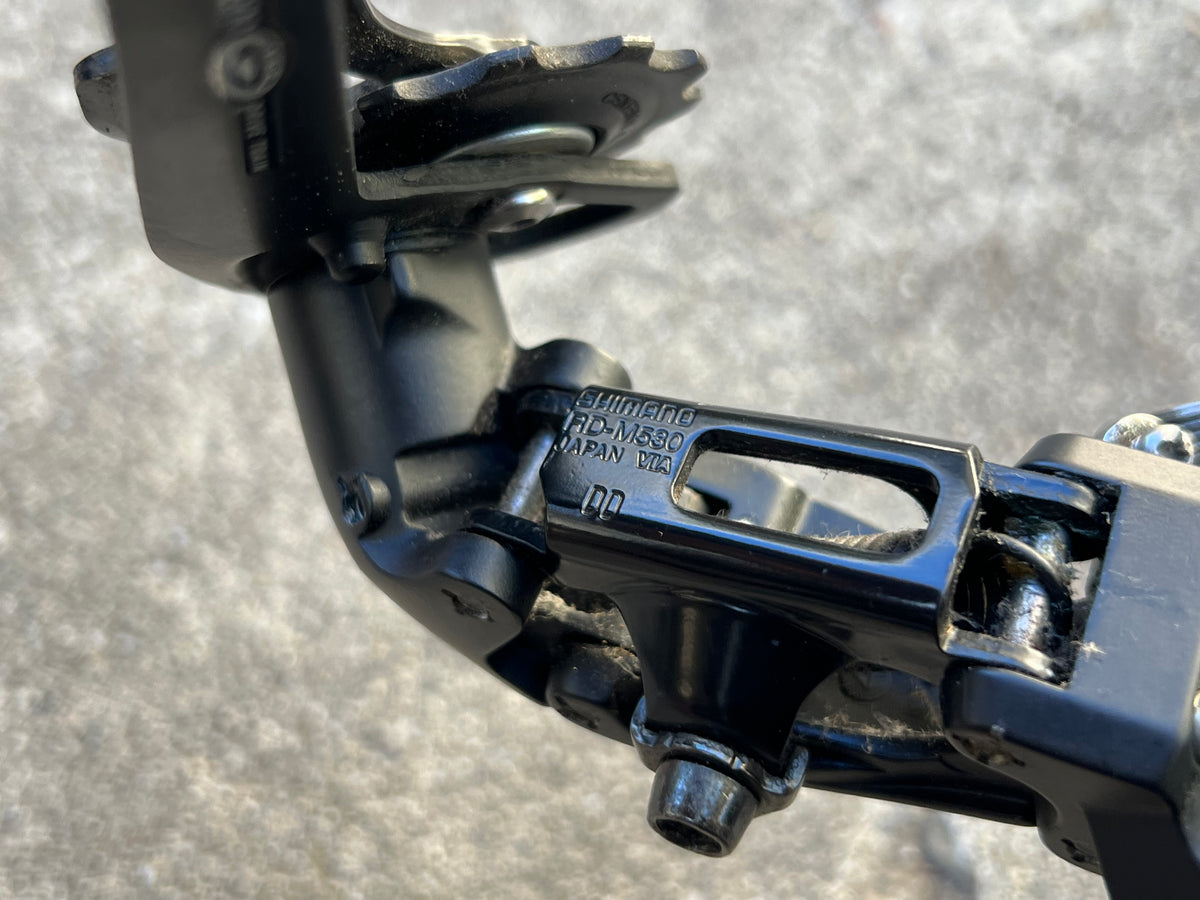 Shimano Deore RD-M530 9 Speed Long Cage SGS Rapid Rise Low Normal Black Rear Derailleur