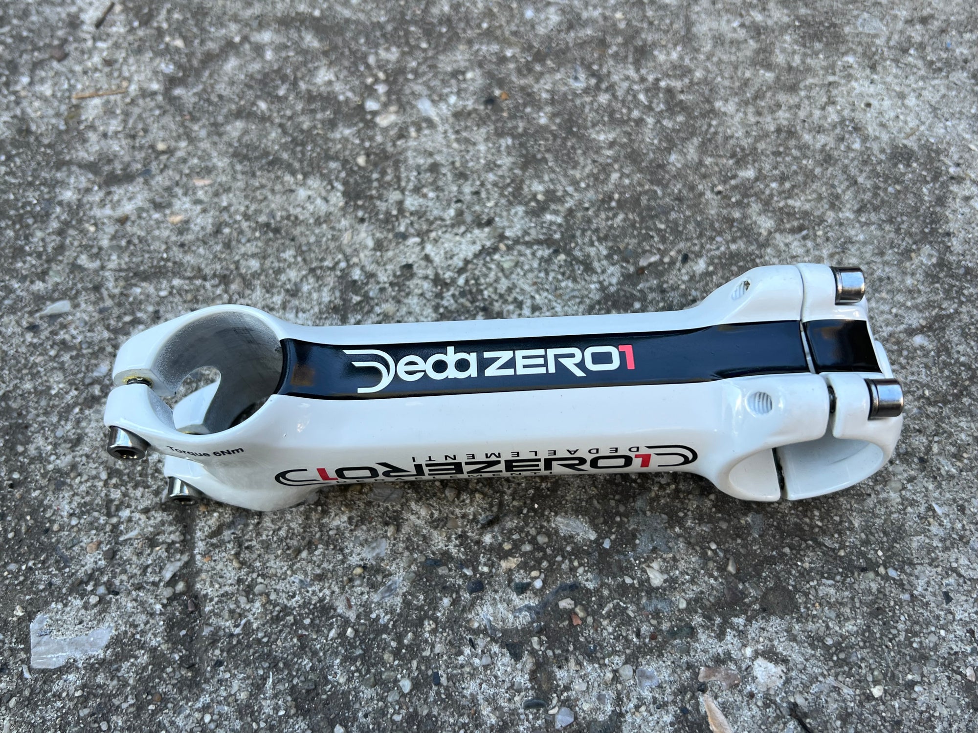 MINT Deda Zero 1 31.8x120mm 1 1/8” Threadless White Stem 5 Deg Road Bike