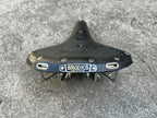 NICE Brooks B72 Black Leather Saddle 4 Rail Vintage Cruiser Bike Vintage Chrome England