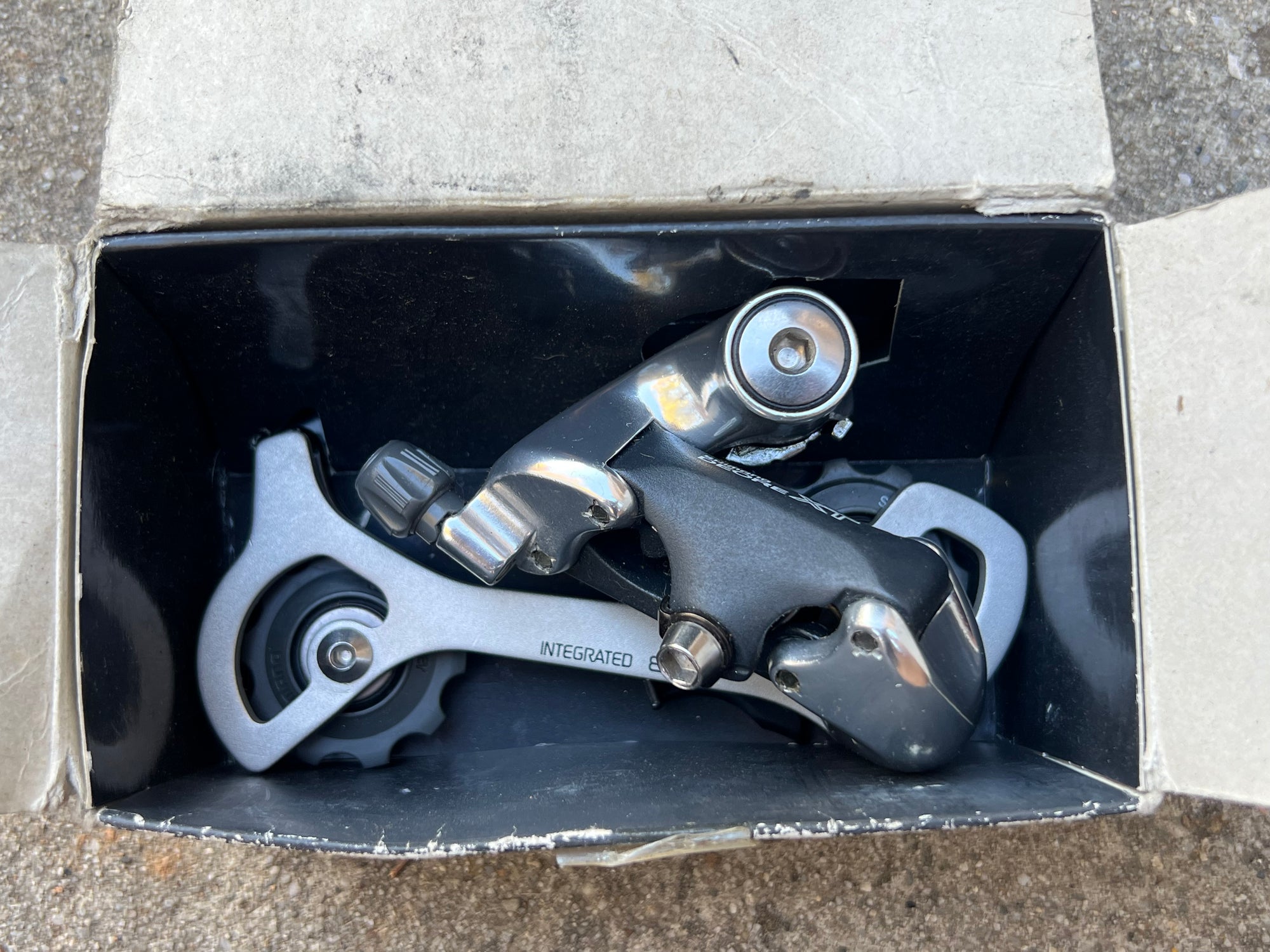 NOS Shimano Deore XT RD-M739 Rear Derailleur 8 Speed Long Cage Vintage MTB Mountain Bike