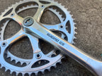 FREE SHIP Sugino GS 170mm 42/52T 144 BCD Double Vintage Road Silver Crankset