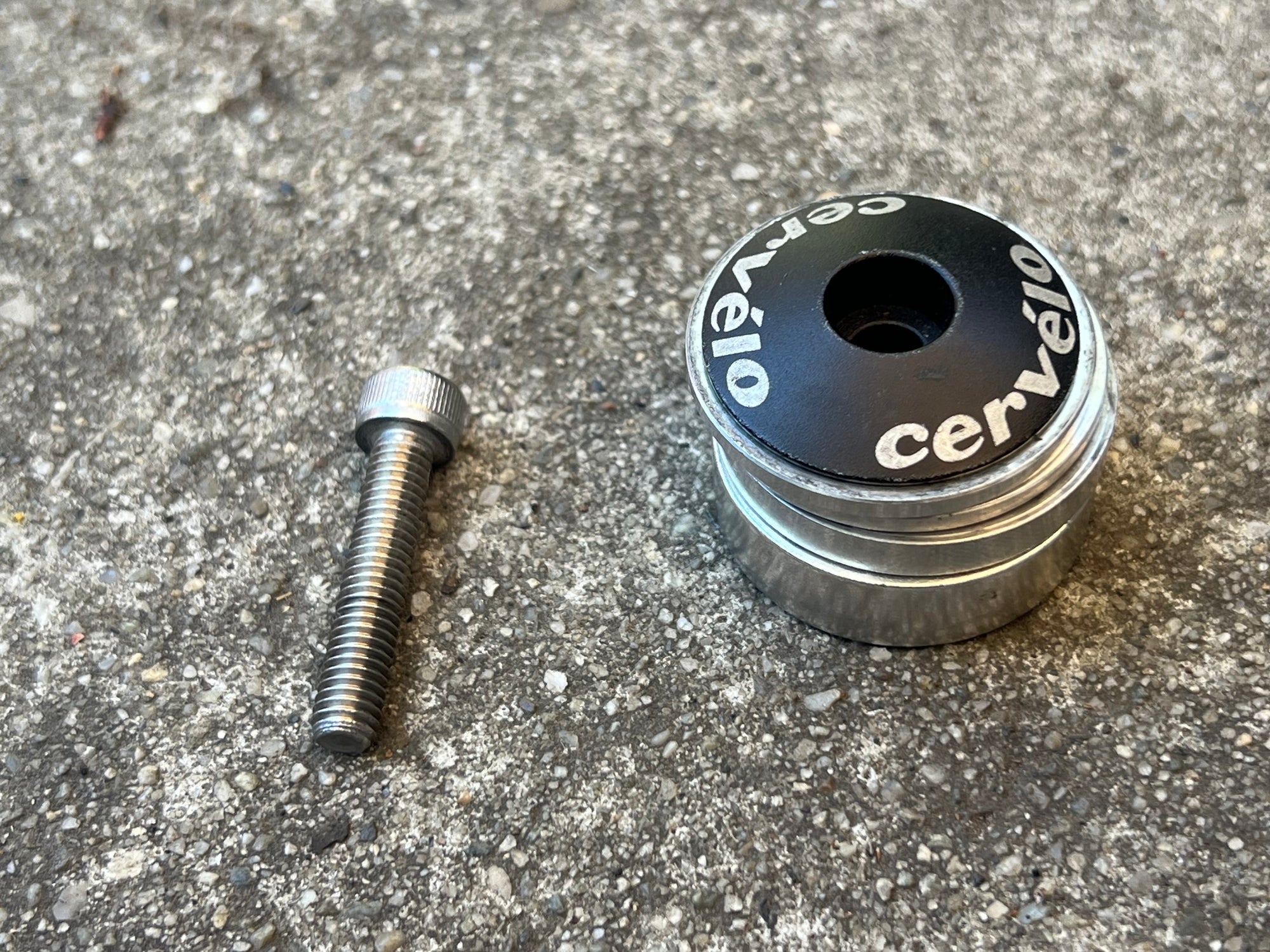 Campagnolo Record 1 1/8” Threadless Headset Vintage Road Track Bike Silver