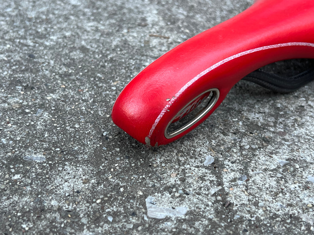 Selle Italia Flite 280x125mm Carbon Red Saddle 9mm Oval Rails Road Bike 174g