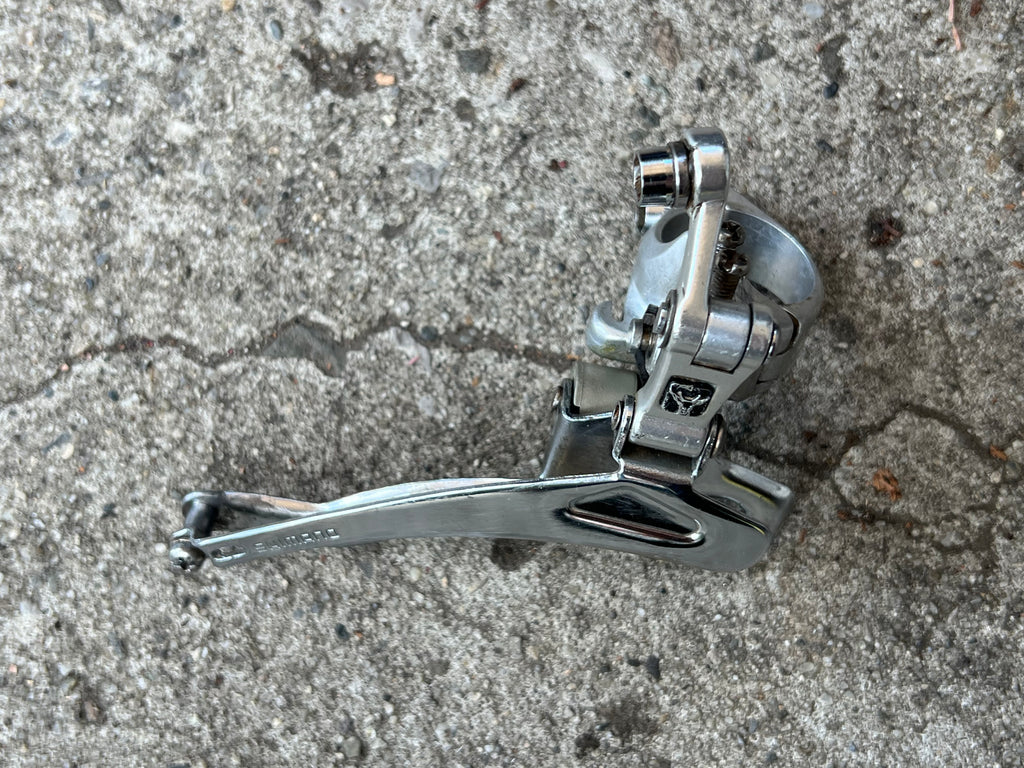 Shimano Deore XT FD-M700 Deerhead Front Derailleur 28.6mm Bottom Pull Triple Vintage MTB