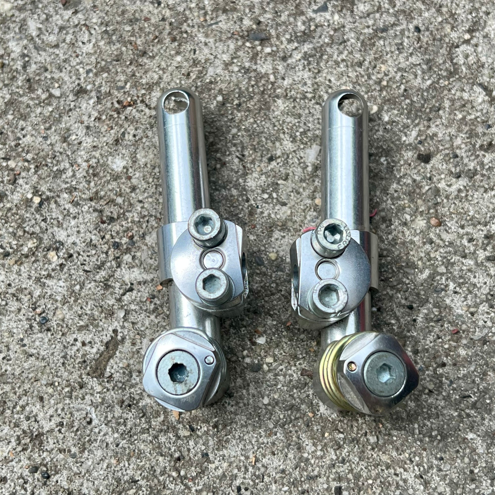 Avid Tri Align II 2 Cantilever Silver Vintage MTB Brakes Brake Arms