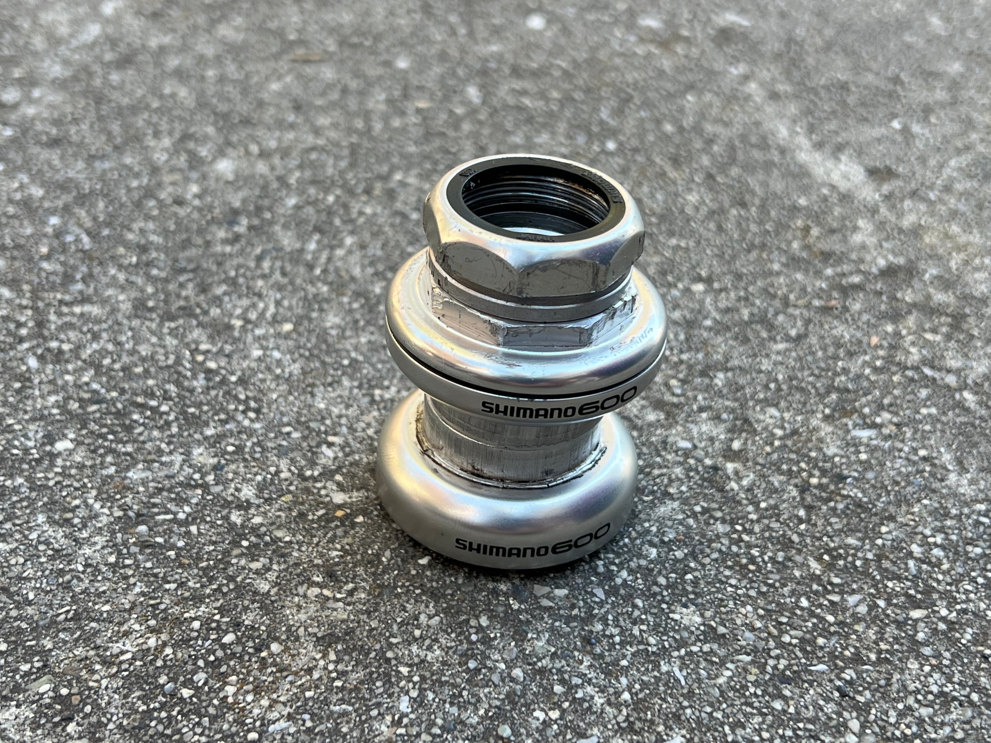 Shimano 600 HP-6500 1” 1in Threaded Headset Vintage Road Bike Silver 26.4mm