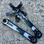 Shimano Deore LX 110/74 BCD FC-M560 175mm Triple Vintage MTB Black Crankset
