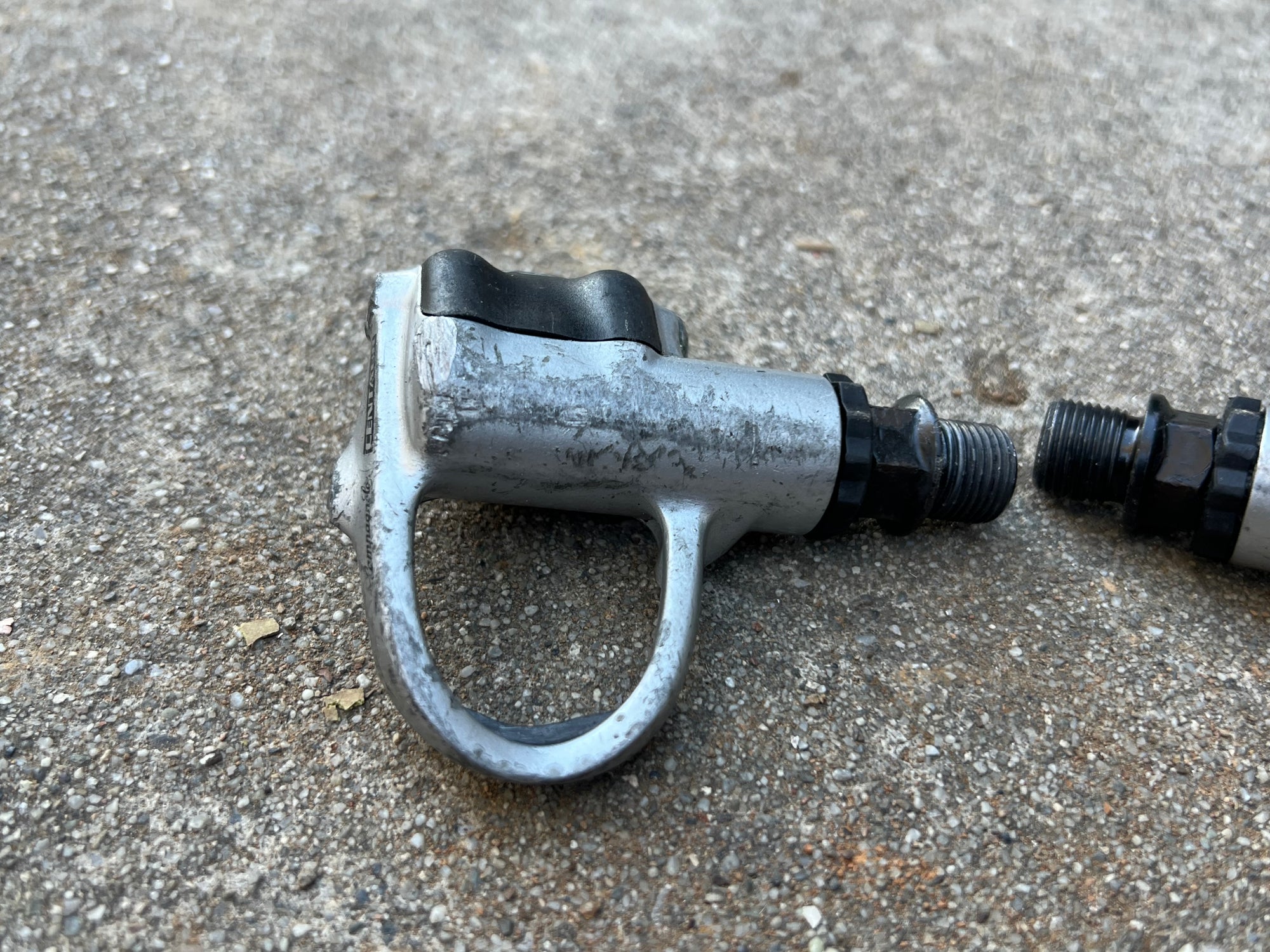 Campagnolo Centaur Pro Fit Clipless Pedals Road Bike Gray Vintage