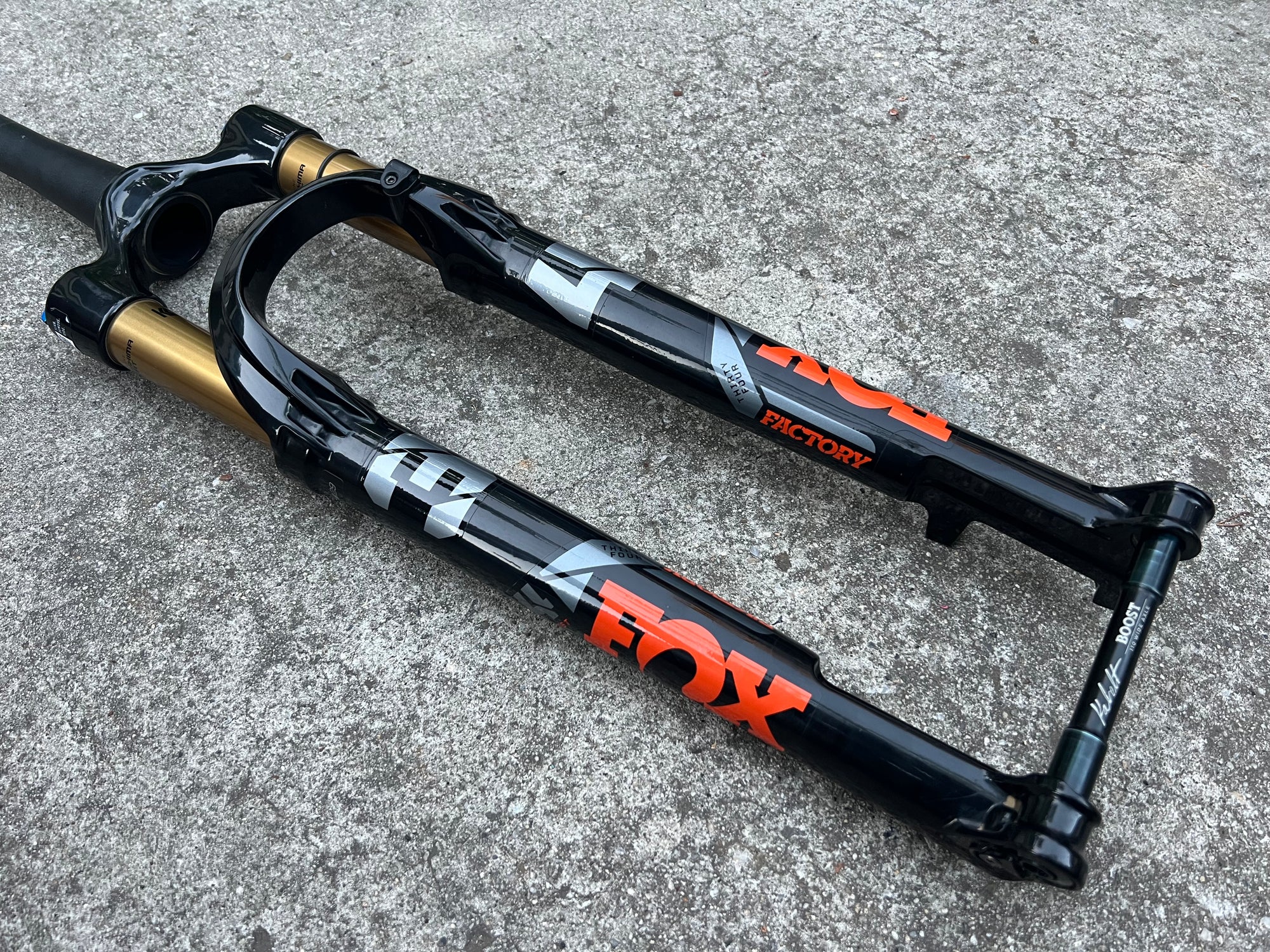 FOX 34 Float Factory 29” FIT4 100mm Step Cast Fork 15x110 Kashima 29er XC MTB Tapered