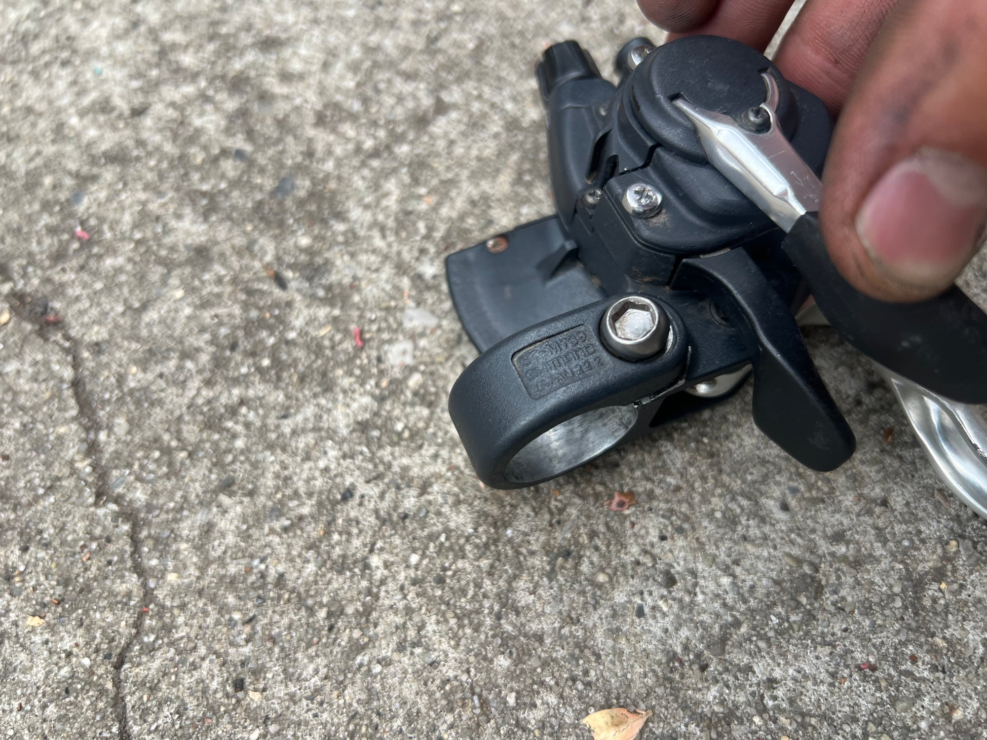 Shimano Deore XT ST-M739 Left Front V Brake 3 Speed Shifter Brake Lever Brifter Combo