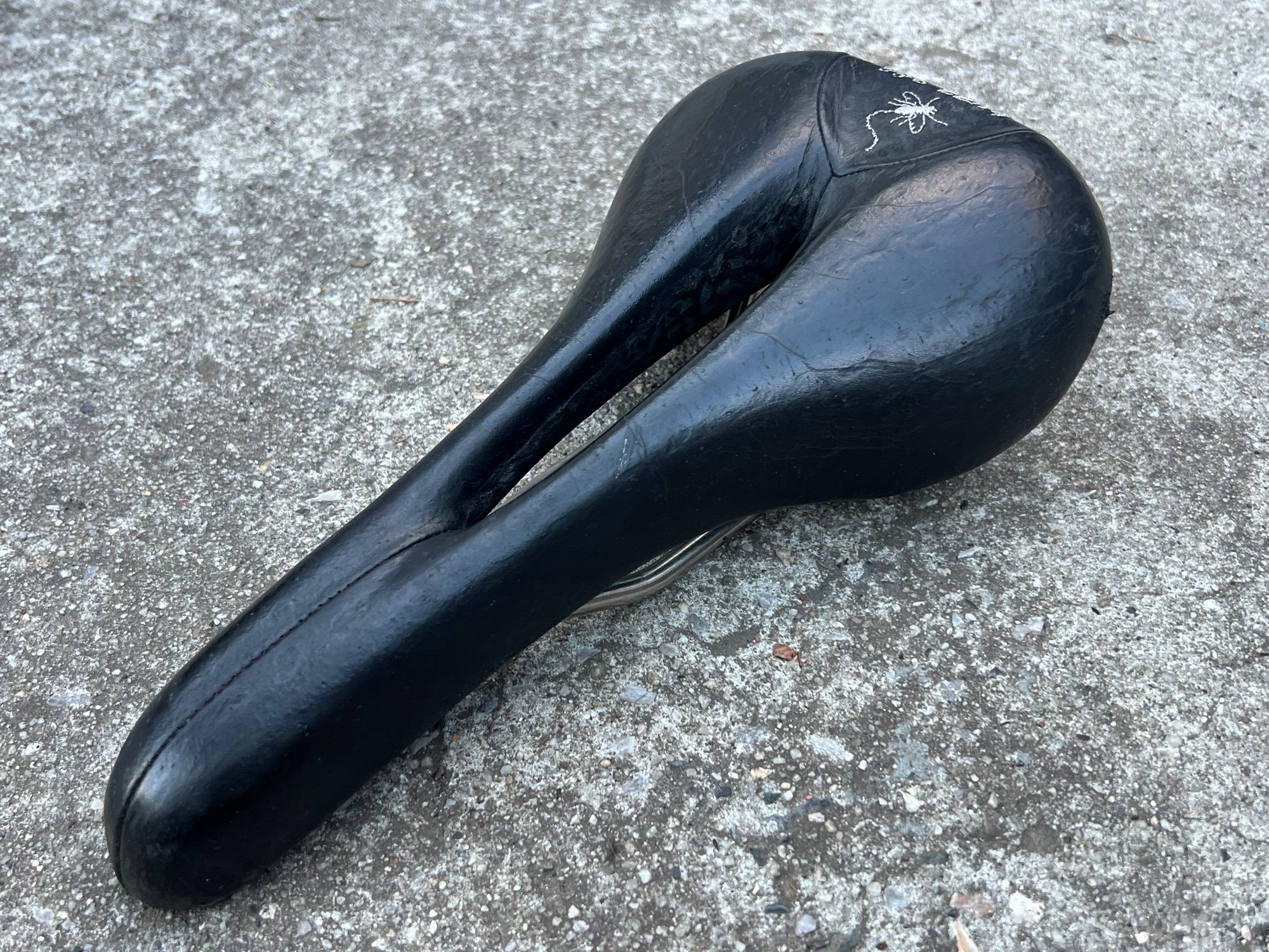 Terry Fly Titanium 275x135mm Saddle Vintage MTB Mountain Touring Road Black