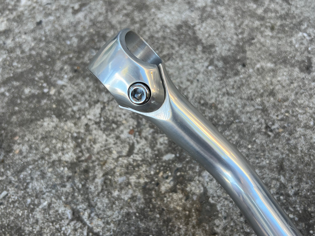 Nitto Dirt Drop 100x26.0mm 1” Quill Riser Stem Silver Road Touring Bike