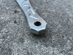 AC Adventure Components Non Drive Side Crank Arm 175mm Silver Forged Vintage MTB