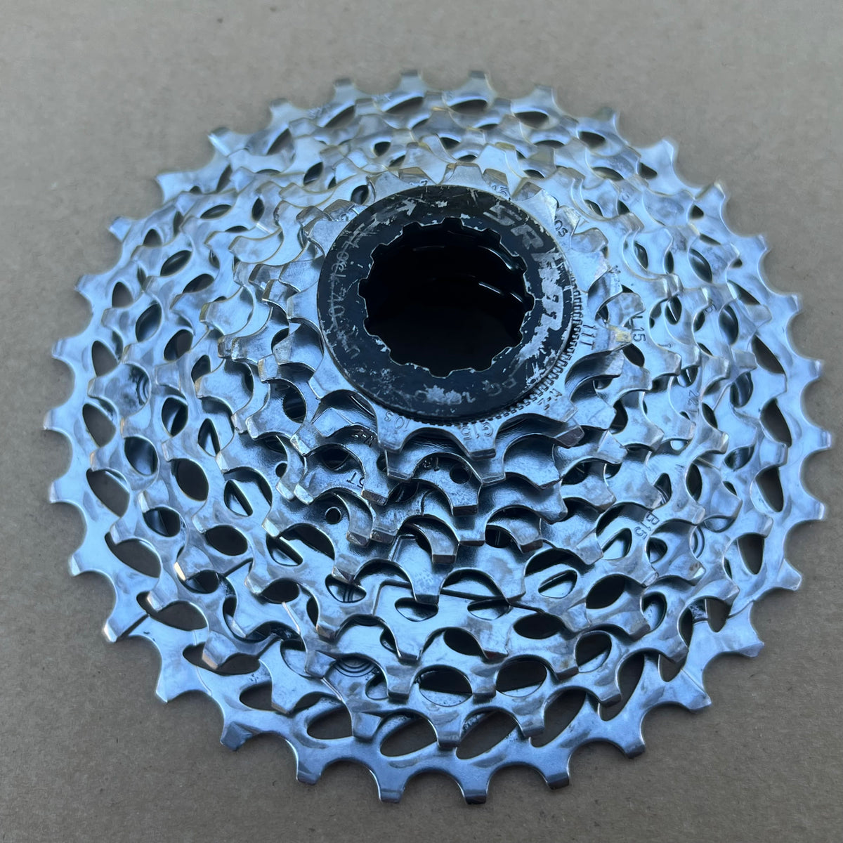Clean! SRAM PG 1050 11-32T 10 Speed Cassette Road Bike Gravel Chrome