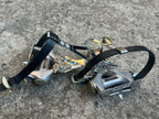 Shimano 600 PD-6207 Toe Clip Pedals Vintage Road Bike Touring Size M Retro