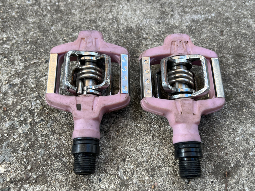 Crankbros Candy Clipless Pedals Pink MTB XC Mountain Bike Gravel Road