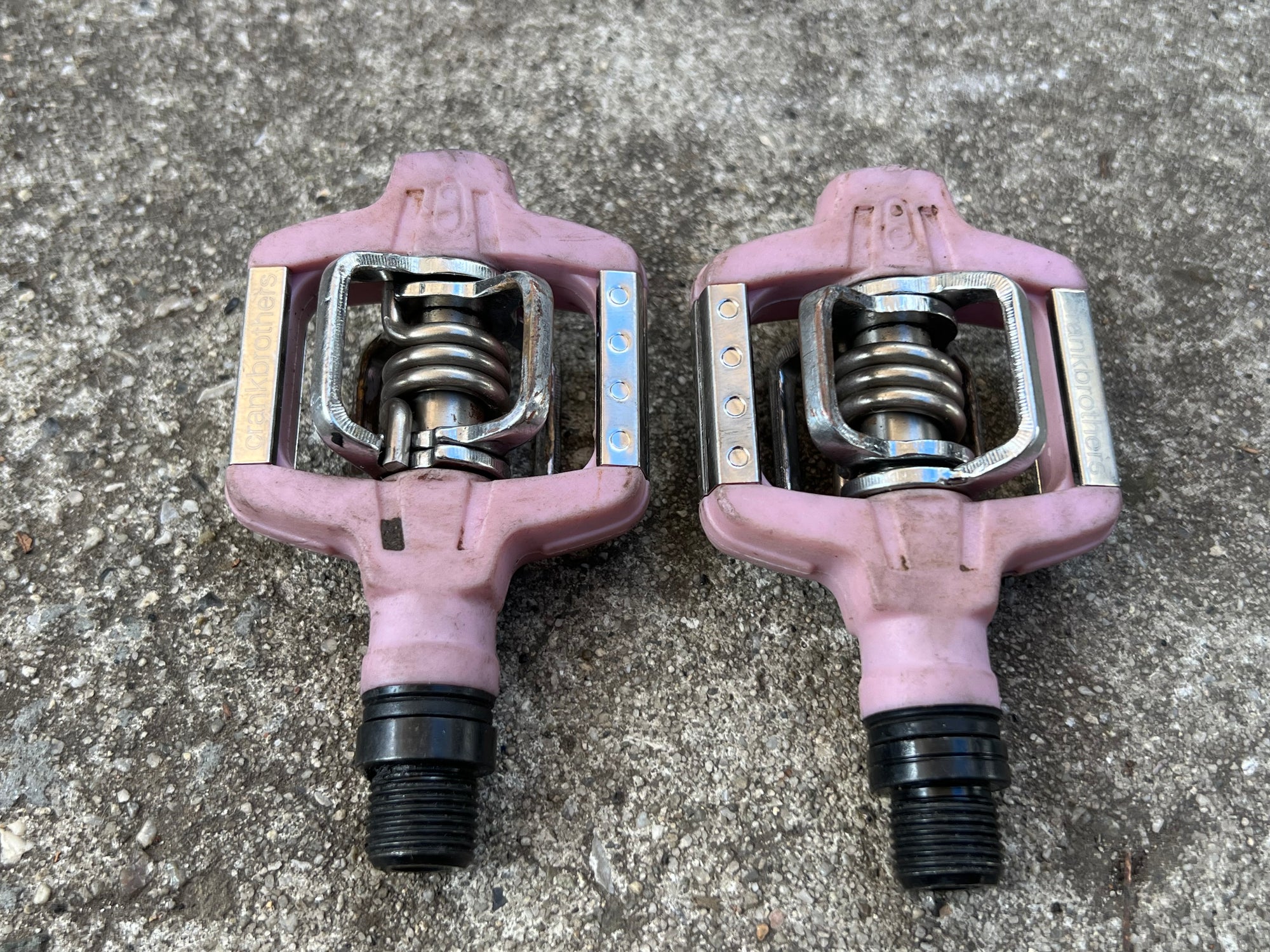 Crankbros Candy Clipless Pedals Pink MTB XC Mountain Bike Gravel Road