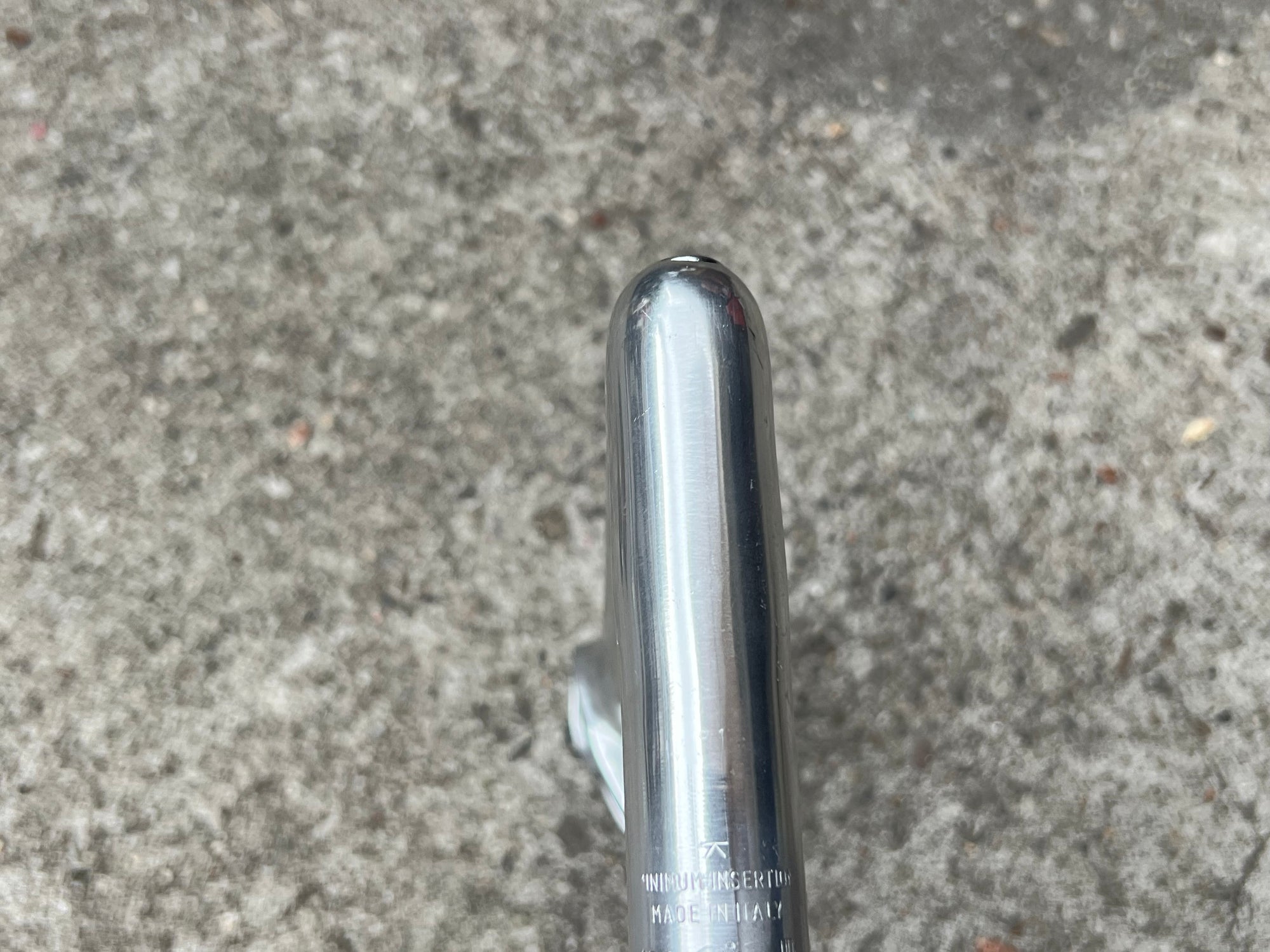 Cinelli 1A 26.4x130mm 1” Road Silver Drop Vintage Road Quill Stem