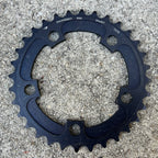 NOS QBP 94 BCD 32T 5 Bolt Black Chainring Engagement Ring Vintage MTB