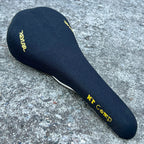 Velo Topo KT Comp Kevlar Titanium Saddle Vintage MTB Mountain Bike Black Yellow