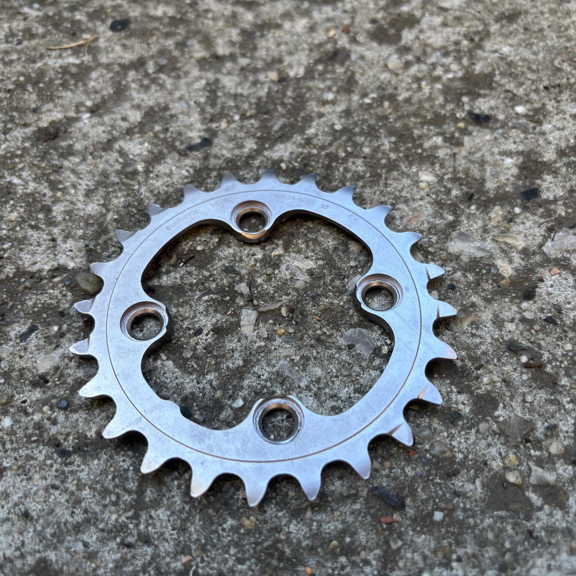 NEW Shimano XTR 64 BCD 24T SGX 10 Speed Small Granny Aluminum Chainring M980 M985