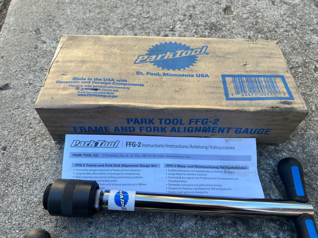 NEW Park Tool FFG-2 Frame and Fork Dropout Alignment Gauge Set NOS