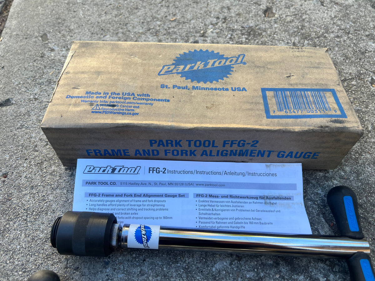 NEW Park Tool FFG-2 Frame and Fork Dropout Alignment Gauge Set NOS