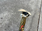 LP Composites 31.6x340mm Carbon Seatpost Vintage MTB Yellow Weave