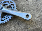 Sugino XD2 165mm Square Taper 26-36-46T Triple Touring Silver Crankset