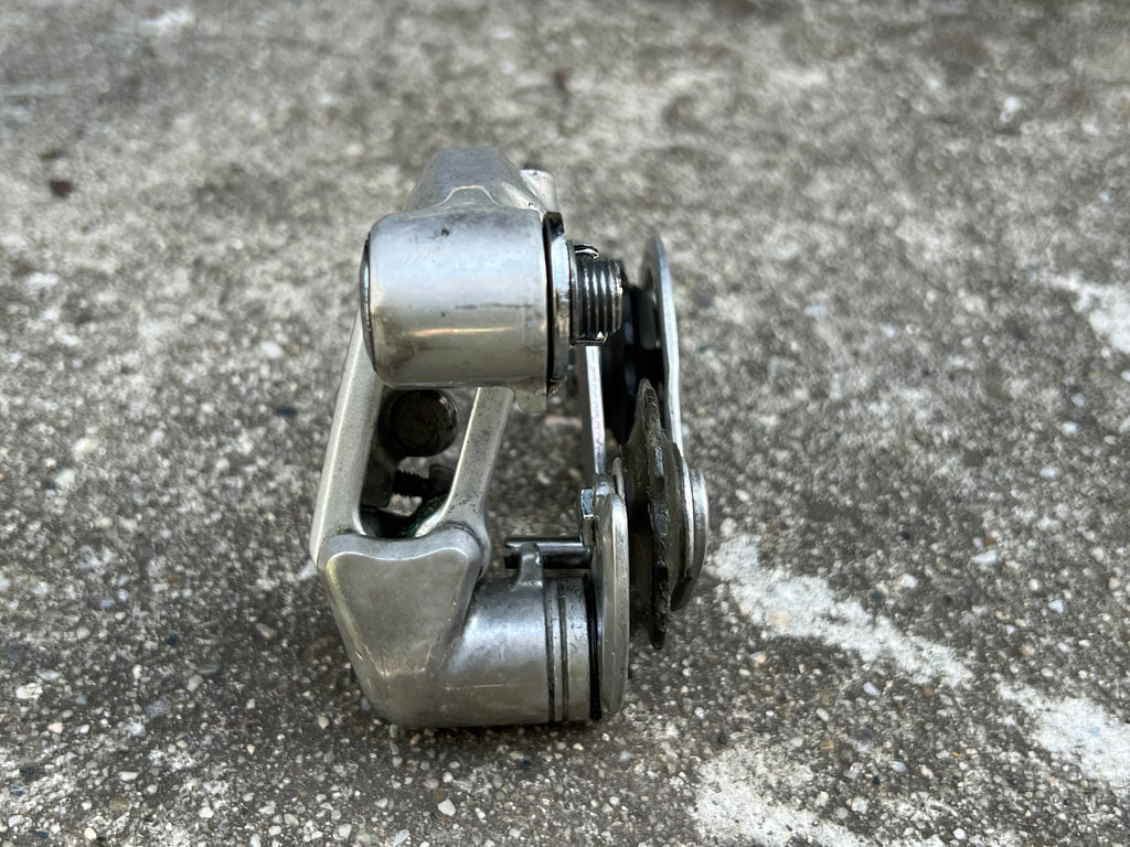 Shimano 600 RD-6207 6 Speed Short Cage Friction Silver Vintage Rear Derailleur